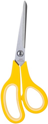 Ножницы Deli E6002 Essential Soft офисные 195мм ТПЭ сталь ассорти/серый блистер