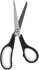 Ножницы Deli E6002 Essential Soft офисные 195мм ТПЭ сталь ассорти/серый блистер