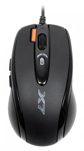 Мышь A4Tech X-718BK черный оптическая 3000dpi USB 6but (X-718BK USB)