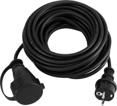 Сетевой удлинитель Buro BU-PS1.20/FRB-16 20м (1 розетка) черный (пакет ПЭ)