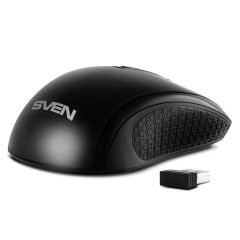Беспроводная мышь SVEN RX-220W чёрная (3+1кл. 800-1600DPI, блист) SVEN RX-220W