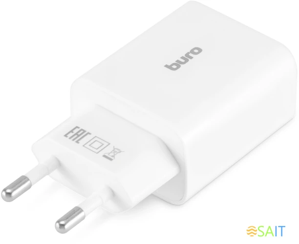 Сетевое зар./устр. Buro BUWE1 10.5W 2.1A 2xUSB универсальное белый (BUWE10S200WH)