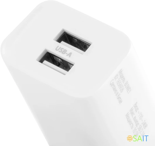 Сетевое зар./устр. Buro BUWE1 10.5W 2.1A 2xUSB универсальное белый (BUWE10S200WH)