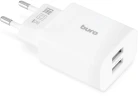 Сетевое зар./устр. Buro BUWE1 10.5W 2.1A 2xUSB универсальное белый (BUWE10S200WH)