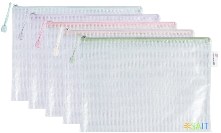 Папка на молнии ZIP Deli Colorful EF280 A4 ПВХ 0.23мм ассорти цвет молнии ассорти