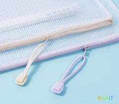 Папка на молнии ZIP Deli Colorful EF280 A4 ПВХ 0.23мм ассорти цвет молнии ассорти