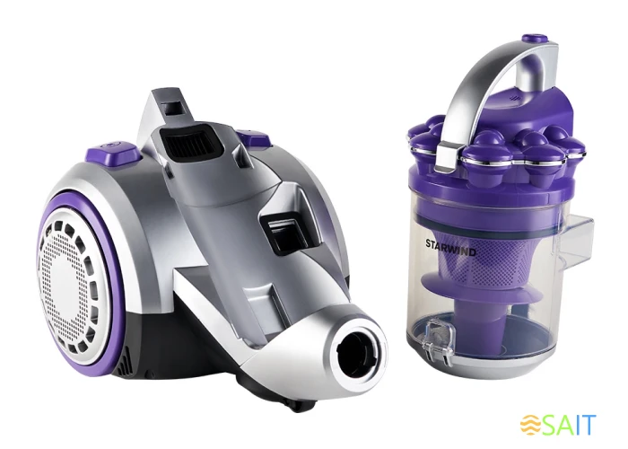 Пылесос Starwind SCV3450 2500Вт фиолетовый/серебристый