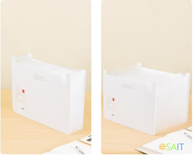 Папка-портфель Deli Linfini EF604 13 отдел. A4 полипропилен 0.75мм ассорти