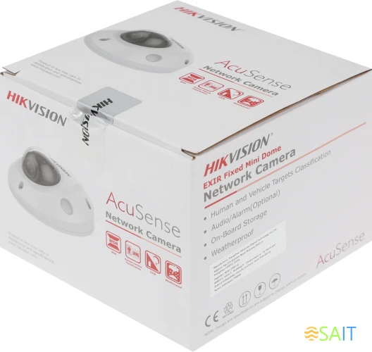 Камера видеонаблюдения IP Hikvision DS-2CD2543G2-IWS(2.8mm) 2.8-2.8мм цв. корп.:белый