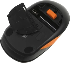 Мышь A4Tech Fstyler FG10S черный/оранжевый оптическая 2000dpi silent беспров. USB для ноутбука 4but (FG10S ORANGE)