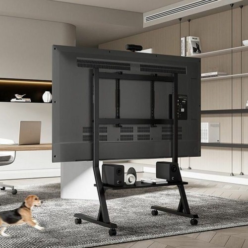 Подставка для телевизора Ultramounts UM306B черный 45"-90" макс.60кг напольный мобильный