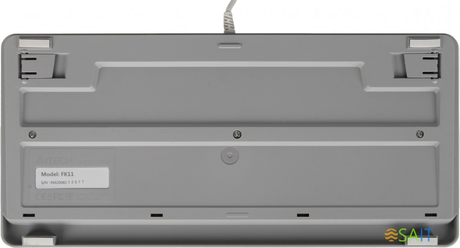 Клавиатура A4Tech Fstyler FK11 белый USB slim