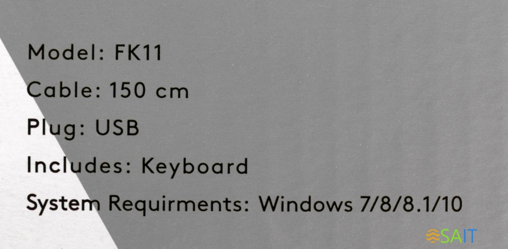 Клавиатура A4Tech Fstyler FK11 белый USB slim