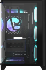 Корпус Formula Crystal U2 Floe черный без БП ATX 1xUSB2.0 1xUSB3.0 1xUSB3.1 audio bott PSU