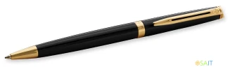 Ручка шариков. Waterman Hemisphere (CWS0920770) Matte Black GT M син. черн. подар.кор.