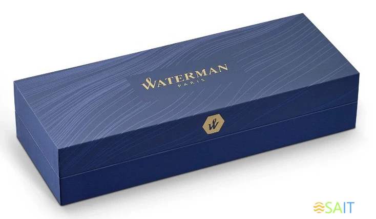 Ручка шариков. Waterman Hemisphere (CWS0920770) Matte Black GT M син. черн. подар.кор.