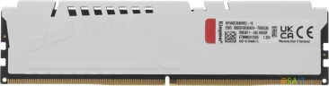 Память DDR5 16GB 6000MHz Kingston KF560C36BWE2-16 Fury Beast White Expo RTL PC5-48000 CL36 DIMM 288-pin 1.35В dual rank с радиатором Ret