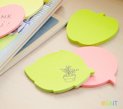 Блок самоклеящийся бумажный Stick`n 21180 70x70мм 50лист. 70г/м2 неон зеленый вырубной "листок" европодвес