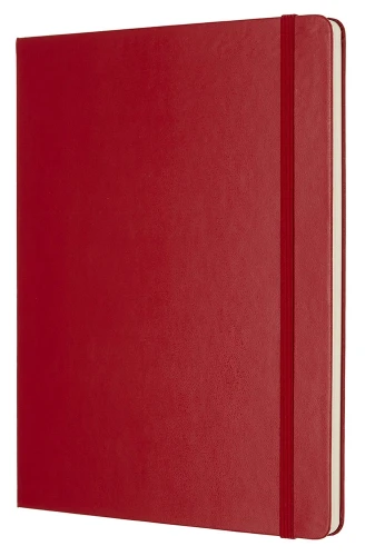 Блокнот Moleskine CLASSIC QP092F2 XLarge 190х250мм 192стр. нелинованный твердая обложка красный