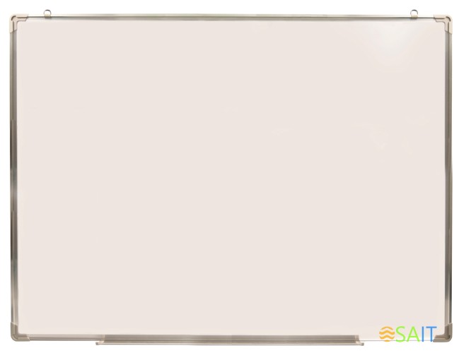 Доска магнитно-маркерная Buro лак 90x120см алюминиевая рама лоток для аксессуаров