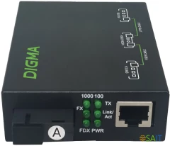 Медиаконвертер Digma DMC-1G35-20AL