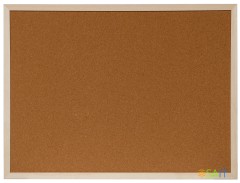 Доска пробковая Silwerhof 45x60см деревянная рама