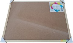 Доска пробковая Silwerhof 45x60см деревянная рама