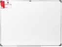 Доска магнитно-маркерная Deli E39034A лак белый 90x120см алюминиевая рама