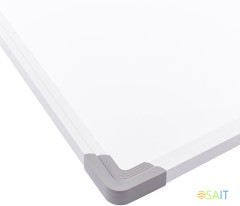 Доска магнитно-маркерная Deli E39034A лак белый 90x120см алюминиевая рама