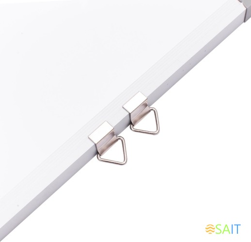 Доска магнитно-маркерная Deli E39034A лак белый 90x120см алюминиевая рама