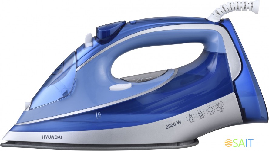 Утюг Hyundai H-SI01670 2800Вт синий/золотистый