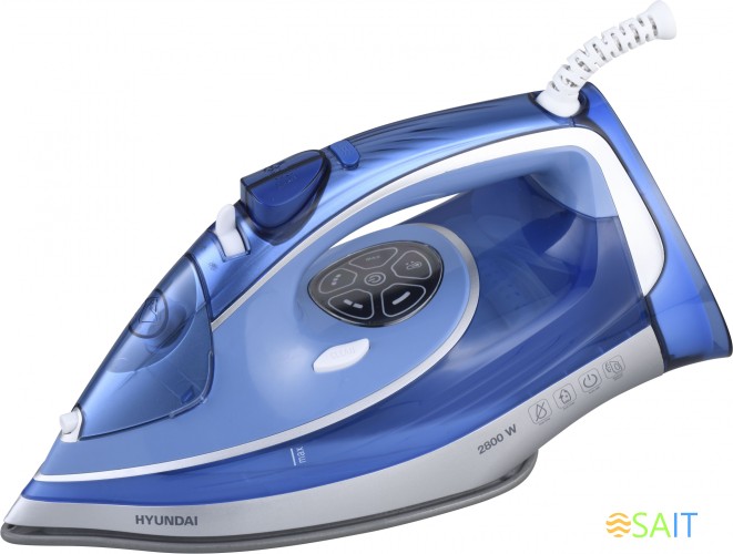 Утюг Hyundai H-SI01670 2800Вт синий/золотистый