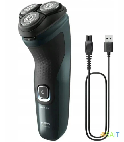 Бритва роторная Philips X3052/00 реж.эл.:3 питан.:аккум. зеленый