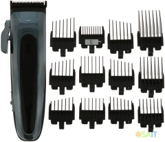 Машинка для стрижки Rowenta TN1551E0 серебристый/черный (насадок в компл:12шт)