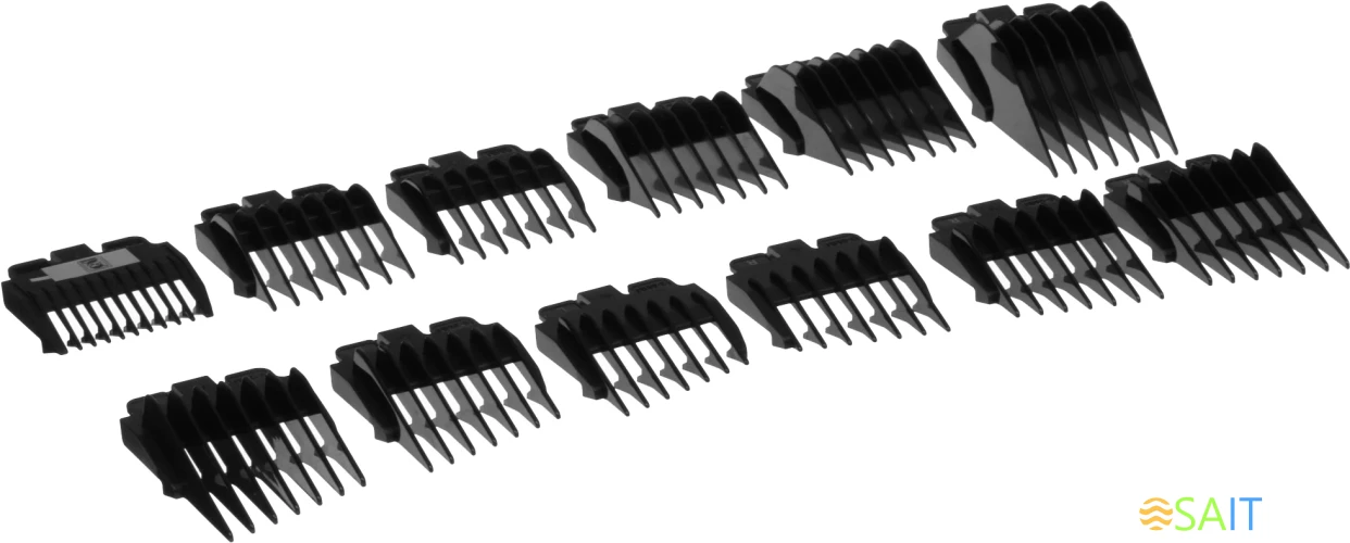 Машинка для стрижки Rowenta TN1551E0 серебристый/черный (насадок в компл:12шт)