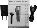 Машинка для стрижки Rowenta TN1551E0 серебристый/черный (насадок в компл:12шт)