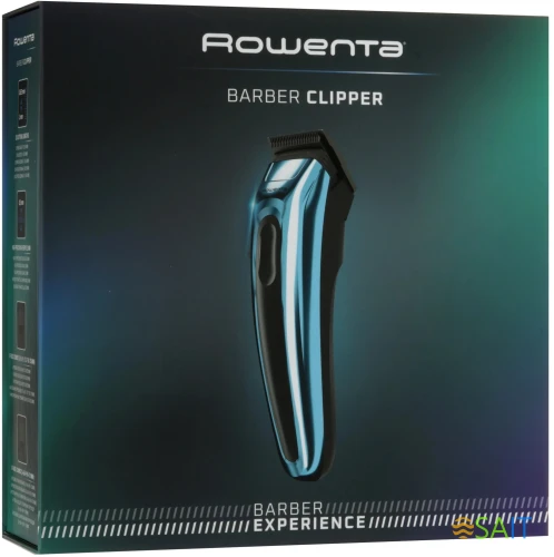 Машинка для стрижки Rowenta TN1551E0 серебристый/черный (насадок в компл:12шт)