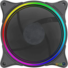Вентилятор для корпуса Bloody BD-CF120ARGB3 ARGB 120х120x25 черный 4-pin 27дБ (BD-CF120ARGB3-BK) Ret