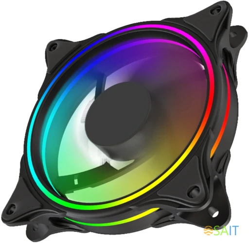 Вентилятор для корпуса Bloody BD-CF120ARGB3 ARGB 120х120x25 черный 4-pin 26дБ (BD-CF120ARGB3-BK) Ret