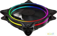 Вентилятор для корпуса Bloody BD-CF120ARGB3 ARGB 120х120x25 черный 4-pin 27дБ (BD-CF120ARGB3-BK) Ret