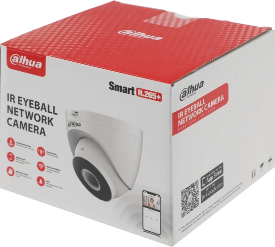 Камера видеонаблюдения IP Dahua DH-IPC-HDW1430DTP-SAW-0280B Wi-Fi 2.8-2.8мм цв. корп.:белый