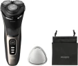 Бритва роторная Philips S3242/12 реж.эл.:3 питан.:аккум. черный/серебристый
