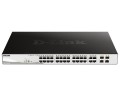Коммутатор D-Link DGS-1210-28P/F DGS-1210-28P/F5A 24x1Гбит/с 4xКомбо(1000BASE-T/SFP) 24PoE 193W управляемый