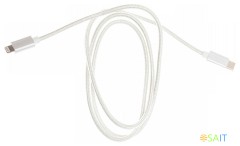 Кабель Cactus CS-LG.USB.C-1 USB Type-C (m)-Lightning (m) 1м белый блистер