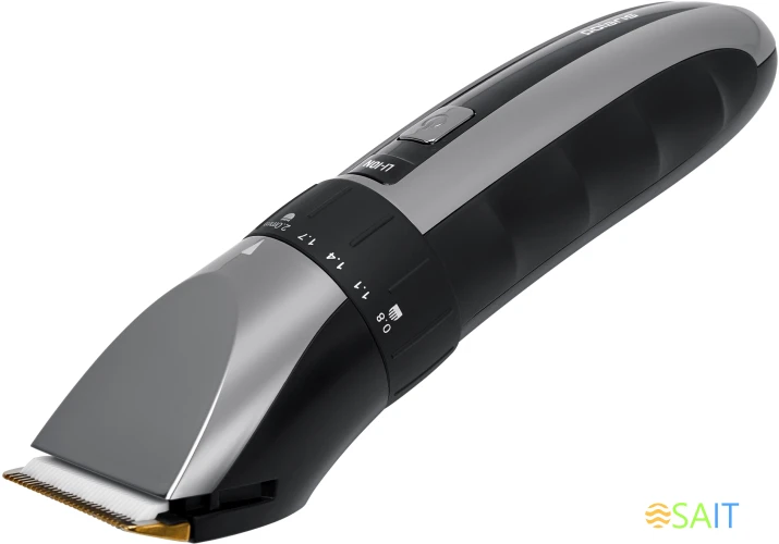 Машинка для стрижки Polaris PHC 3017RC Argan Therapy Pro черный/серебристый (насадок в компл:5шт)