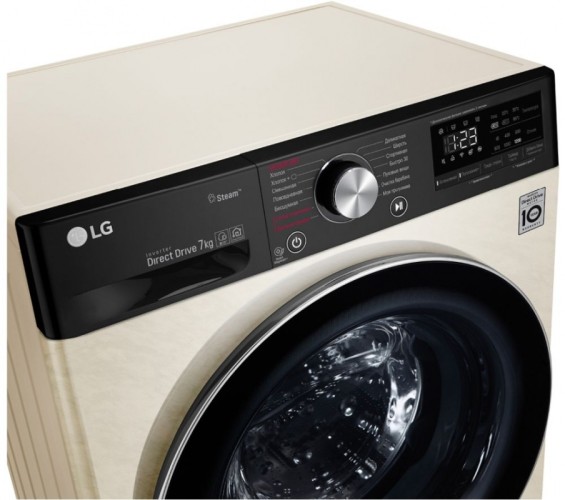 Стиральная машина LG F2V5HS9B класс: A загр.фронтальная макс.:7кг бежевый инвертор