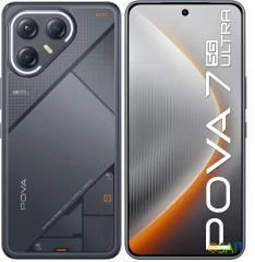 Смартфон Tecno Pova 7 Ultra 5G 256Gb 12Gb черный моноблок 3G 4G 6.8&quot; 1080x2460 Android 14 50Mpix 802.11 a/b/g/n/ac NFC GPS GSM900/1800 Protect