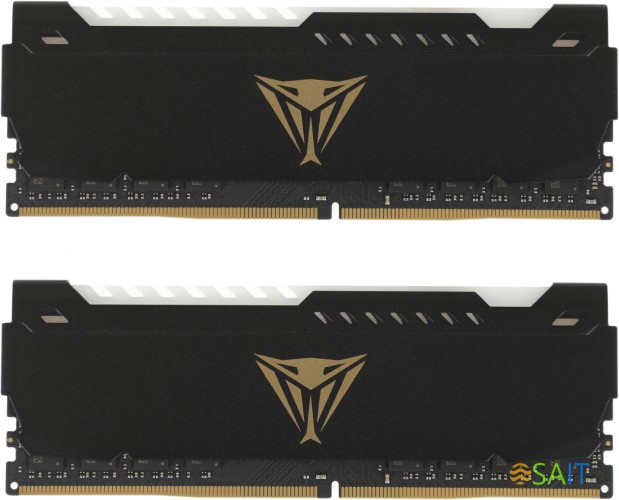 Память DDR4 2x8Gb 3600MHz Patriot PVSR416G360C0K Viper Steel RGB RTL Gaming PC4-28800 CL20 DIMM 288-pin 1.35В dual rank с радиатором Ret
