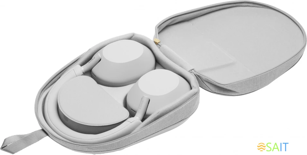 Гарнитура мониторные Sony WH-1000XM5 1.2м серебристый беспроводные bluetooth оголовье (WH-1000XM5/SC)