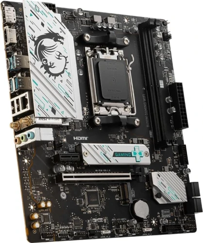 Материнская плата MSI B650M GAMING WIFI SocketAM5 AMD B650 2xDDR5 mATX AC`97 8ch(7.1) 2.5Gg RAID+VGA+HDMI+DP